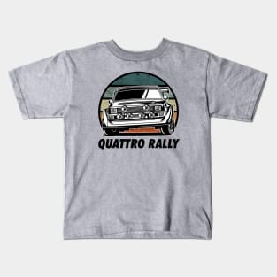 Quattro Rally Car Kids T-Shirt